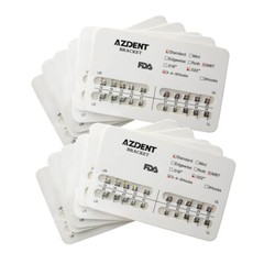 AZDENT Dental Orthodontic Bracket Braces Standard MBT Slot.022 Hooks 3 4 5