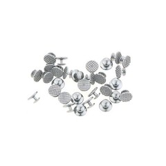Dental Orthodontic Metal Ceramic Cleat Lingual Button Hinges Traction Hook Turbo