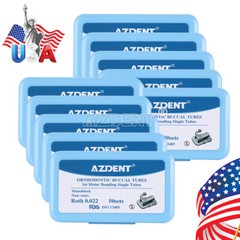 AZDENT Tubos bucales de monobloque ortodoncia dental MBT/Roth 022 1er molar U1L1
