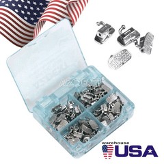 20Set AZDENT Dental Orthodontic Buccal Tubes 1st 2nd Molar Bonding Tube Roth.022
