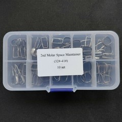 10 Sets Dental 2nd Molar Space Maintainer Brace Preformed 32#-41# Band and Loop