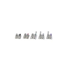 Dental Orthodontic Mini Brackets Metal Braces MIM ROTH MBT 018 022 345 Hooks 5-5