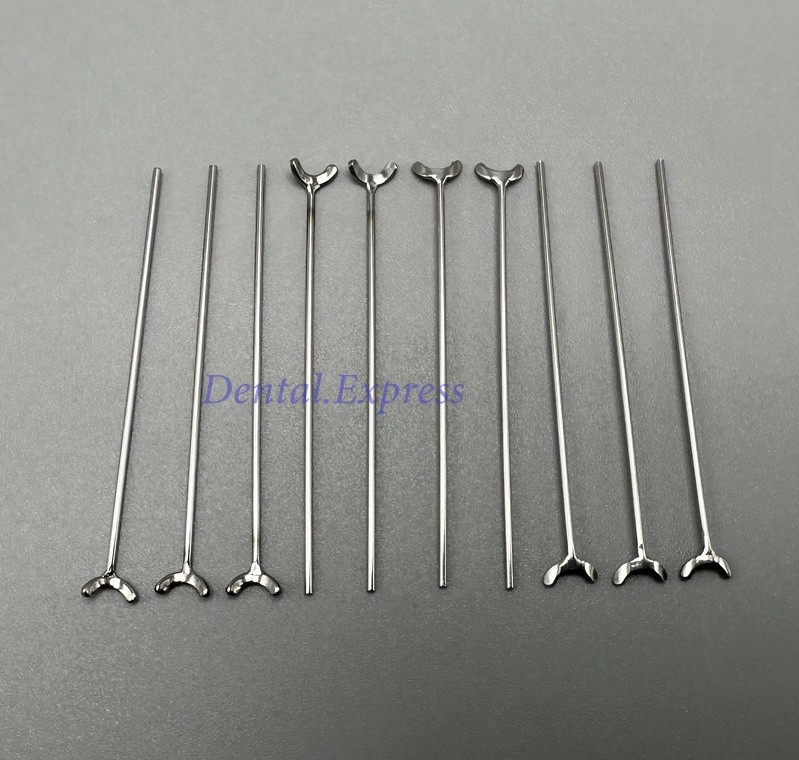 10x Dental Ball Retainer J Clasp Oblique Clasps Bars Y-Type Scheu Style 0.8-1.0