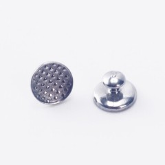 10Pc Dental Orthodontic Lingual Buttons Bondable MIM Round Mesh Base EASYINSMILE