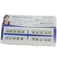 20pc/Kit Dental Orthodontic Bracket Braces MIM Mini Edgewise .022 No Hooks