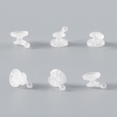 Dental Ortodoncia Composite Cerámica Transparente Botone Linguales para Bondable
