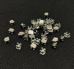 100 Pcs Dental Orthodontic Metal Brackets Mini Roth 022 345 Hooks Braces In Bulk
