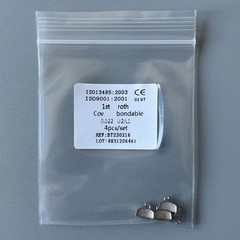 10Sets Dental Orthodontic Buccal Tubes 1st Roth 022 U2/L1 Molar Cov Bondable