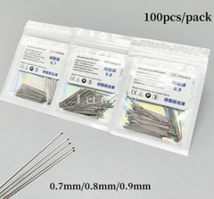100pcs Dental Orthodontic Stainless Steel Ball Hook Retainer Clasp 0.7/0.8/0.9mm