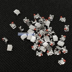 100 Pcs Dental Orthodontic Metal Brackets Mini Roth 022 345 Hooks Braces In Bulk