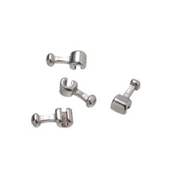 1pack Orthodontic Lingual Button stop bondable Dental metal Crimpable Hooks Mesh