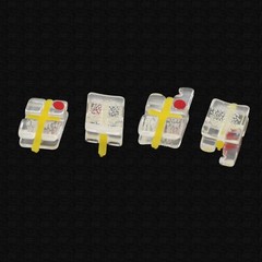 Orthodontic Bracket Sapphire Monocrystalline Braces Ceramic ROTH 022 345 Upper