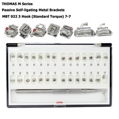 Dental Orthodontic Self Ligating Brackets Metal Braces Roth MBT 022 DAMON Q AO