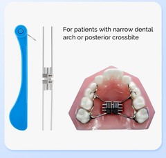 5X Dental Ortho Expansion Screw Hyrax Rapid Palatal Expander 8/11mm + 5pcs Key