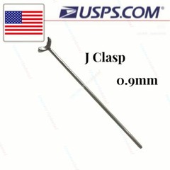 0.9mm 20Pcs Y-Type Dental Ball Retainer J Clasp Oblique Clasps Bars Scheu Style