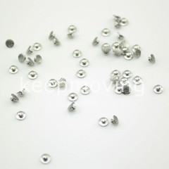 10 Pcs Dental Orthodontic Lingual Buttons Round Base with Mesh Bondable