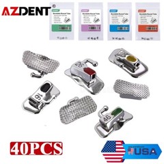 Dental Orthodontic Buccal Tubes Bondable 1ST/2ND Roth/MBT No-conv MIM Mesh Base