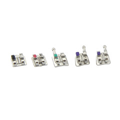 10 Kits Dental Orthodontic Metal Mini Twin Bracket Braces MIM Roth Slot 022 345