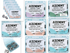 Tubo bucal de ortodoncia dental Soldadura dividida 1er / 2do Molar Roth /MBT 022