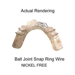 Dental Orthodontic Ball Retainer Clasps Fixed Position Corrector 0.7/0.8/0.9mm