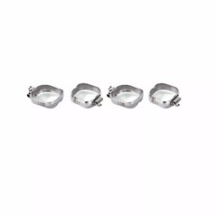 80/set Dental Orthodontic Buccal Tube 1st Molar With Bands Roth/MBT 022″ 16#-35#