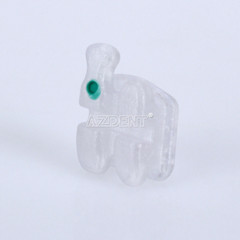 5 Pack AZDENT Dental Orthodontic Ceramic Bracket Braces Roth .022 Hooks 3 4 5
