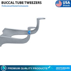 Orthodontic Buccal Tube Tweezer – Slim Tip Bracket Holder for Direct Bonding