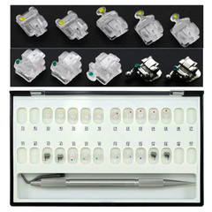Dental Orthodontic Ceramic Self Ligating Brackets Ormco DAMON Clear Roth 022 345