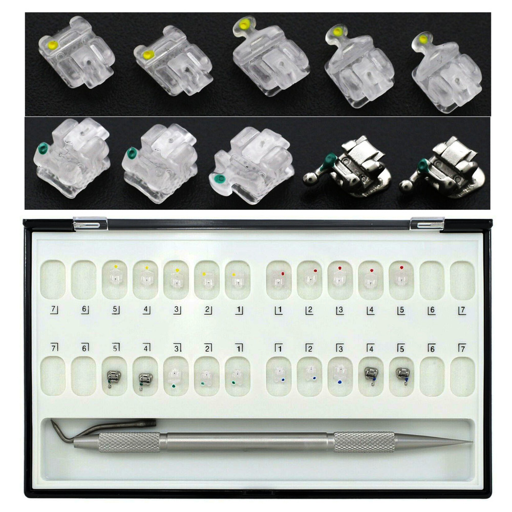 Orthodontic Ormco Damon Clear Self Ligating Brackets Ceramic Braces Roth 022 345