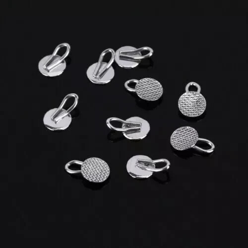 50 Pcs Dental Orthodontic Caplin Hook Traction Hook 3mm Diameter Round Bondable