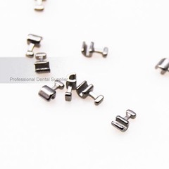 1 Pack 10 Pcs Dental Orthodontic Crimpable Hooks Short Type Stainless Steel