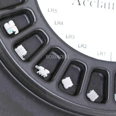 5 packs Dental Orthodontic ClassOne Ceramic Bracket MBT 018 345 Hook 10pcs/set