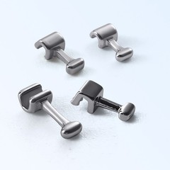 50pcs Dental Orthodontic Crimpable Hooks Stainless Steel Fixed on Archwires