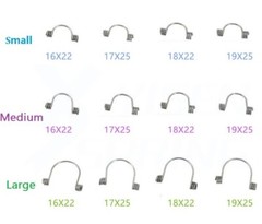 50/100pcs Dental Orthodontic Torquing Torque Spring Rectangular Wire Single