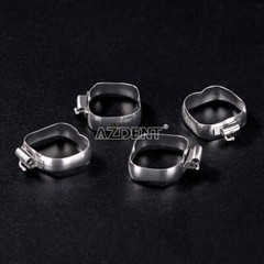 80PCS Orthodontic Dental Bands W+ Buccal Tube 1st Molar Roth 022″16#-35# AZDENT