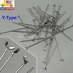 0.8/0.9/1.0mm Dental Ball Retainer J Clasp Oblique Clasps Bars Y-Type Scheu 10pc