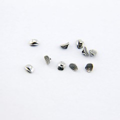 Dental Ortho Direct Bond Eyelets Rectangle Base Crimpable Hook Lingual Buttons
