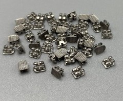 50pcs Dental Orthodontic Brackets metal Braces Mini Roth Slot 022 345 hooks Bulk