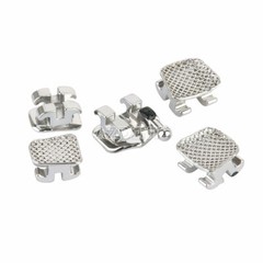 10 X AZDENT Dental Orthodontic Brackets Braces Mini MBT.022 Hook 3 Metal