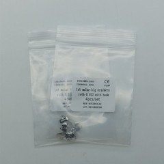 10Sets Dental 1st Molar Wide Big Brackets Orthodontic Roth MBT 022 Hooks/no Hook