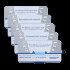 Dental Orthodontic Mini Injection Mould Starter Kit Lingual Wire Button Brackets