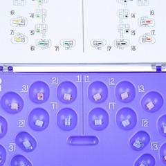 28pcs Dental Ortho Monocrystalline Sapphire Bracket Mini Roth MBT 022 Hooks 345