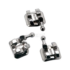 AZDENT Dental Orthodontic Brackets Brace Mini Roth 0.022 Hooks 345 Laser Mark