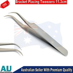 Dental Tweezers Bracket Holding Placing Reverse Action Orthodontic Pliers Lab