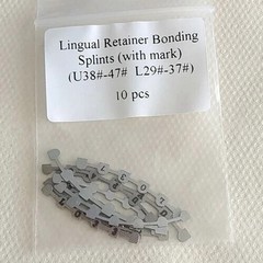 10Packs Dental Orthodontic Lingual Retainer Bonding Splits Marked U&L 10pcs/Pack