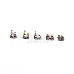 Dental Orthodontics Metal Brackets Braces + Super Elastic Niti Arch Wire Round