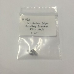 Dental orthodontic 0.022 edgewise 1st Molar bonding Bracket with hook 4 pcs/pack