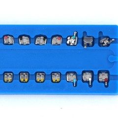 1 Kit Dental Orthodontic Molar Bracket Mini Roth 0.22 345 Hooks