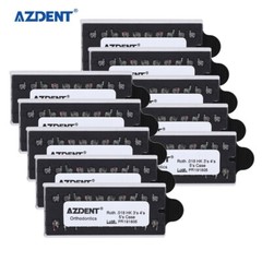 10 X Dental Orthodontic MIM Monoblock Bracket Braces Mini Roth 018 Hooks 3-4-5
