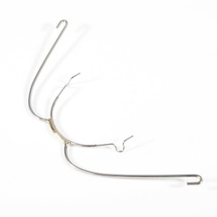 Dental Orthodontic Stainless Steel Extraoral Face Bow With Cuspid Hook 6 Sizes